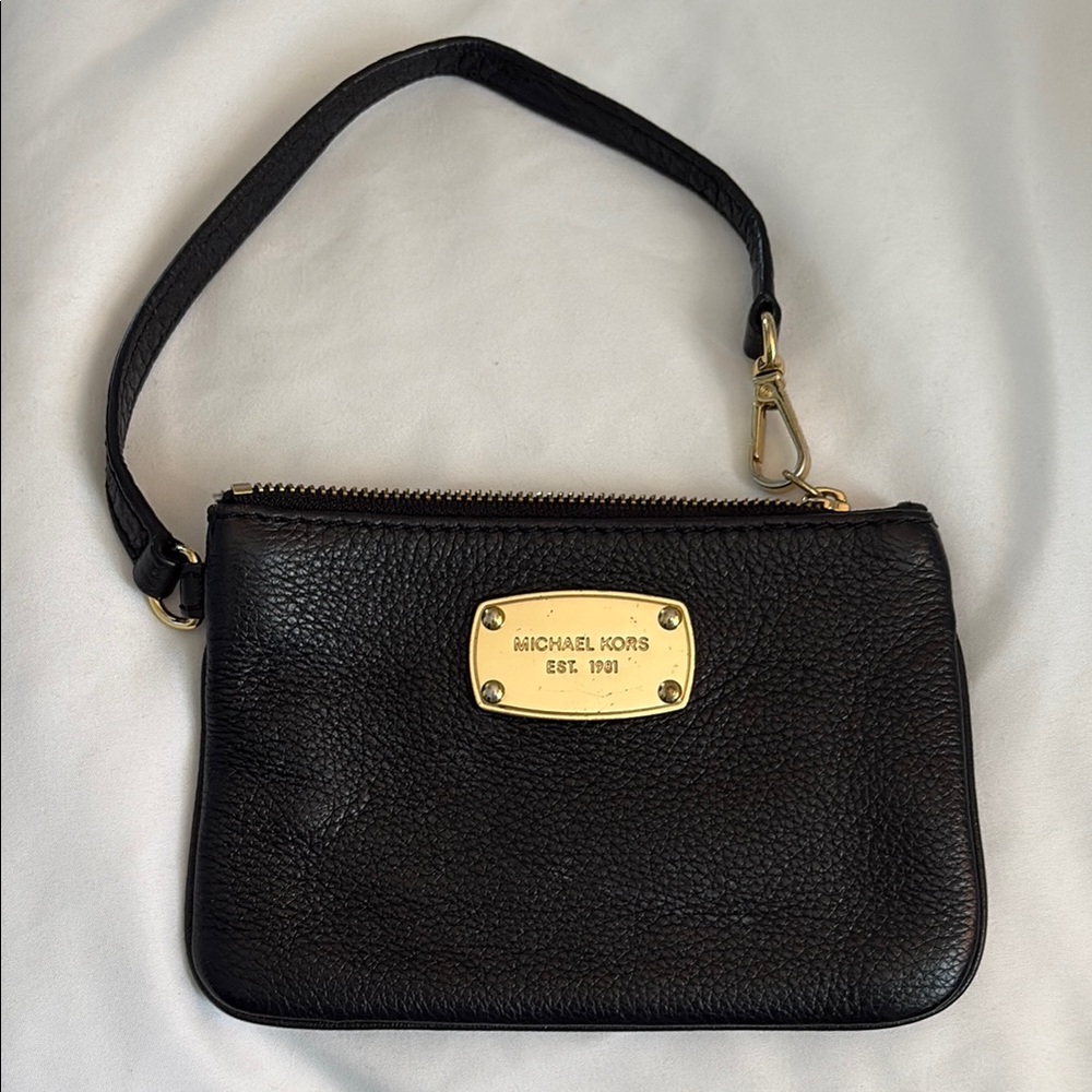 Michael Kors Black Wristlet